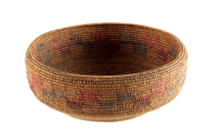 Southwest Native American Indian Polychrome Basket