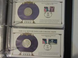 Silver Dollar Collection, Both Morgan And Peace Coins, 35 Coins