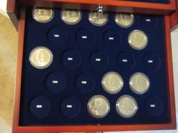 Kennedy Half Dollar, P&d Mints, Uncirculated, 58 Count, 1971-2014