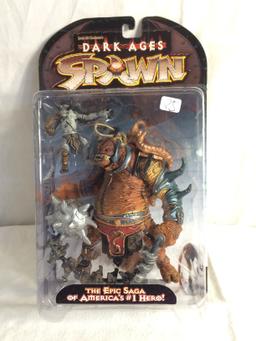 Collector McFarlane's Dark Ages Spawn Ultra-Action Figure The Epic Saga America #1 Hero 8-9"T