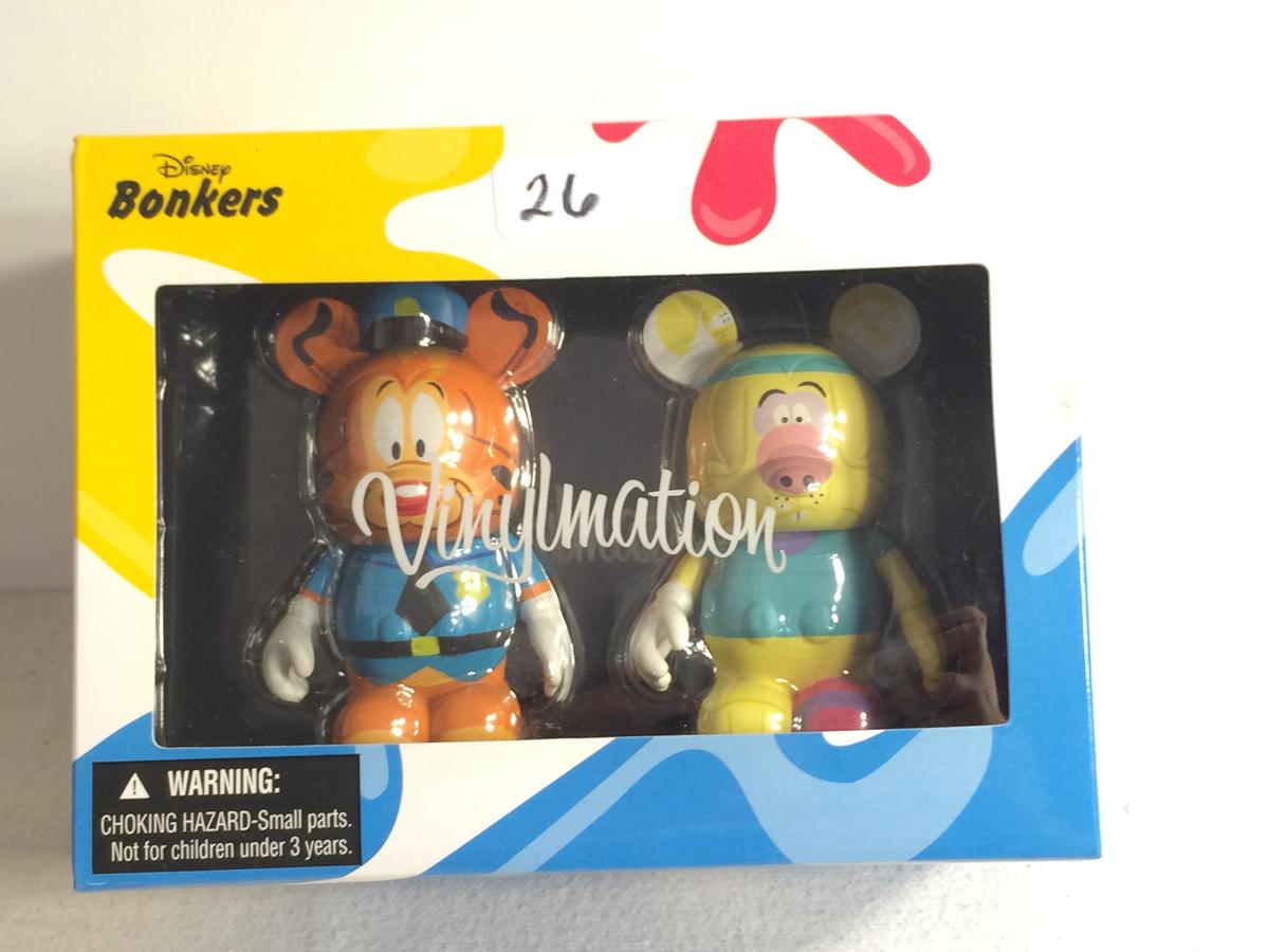 Collector Disney Vinylmation Afternoon Disney Bonkers 3"Figures 6"Width  by 4.5" Tall Box Size