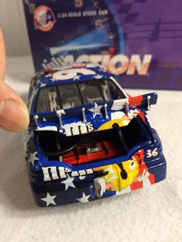 Collector Nascar Action Ken Schrade #36 M&M's 4th Of July 2001 Grand Prix 1:24 Scale Stock Car