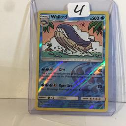 Collector Modern 2017 Pokemon TCG Stage1 Wailord HP200 Open Sea Trading HOLO Game Card 30/145