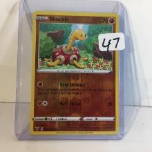 Collector Modern 2020 Pokemon TCG Basic Shuckle HP70 Rock Throw Trading Game Card 085/185