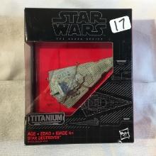 NIB Collector Star Wars The Black Series Titanium Series Star Destroyer #24 Box Size:5x4"