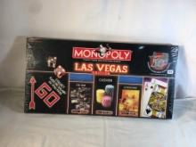 New Sealed Monopoly Property Trading Game Las Vegas Edition - See Pictures