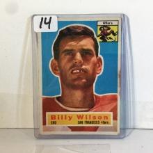 Collector Vintage Topps NFL Football Sport Tr5ading Card Billy Wilson #62 Football Sport Card