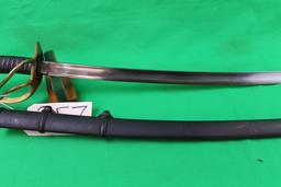 Us 1860 Calvalry Saber With Scabbard