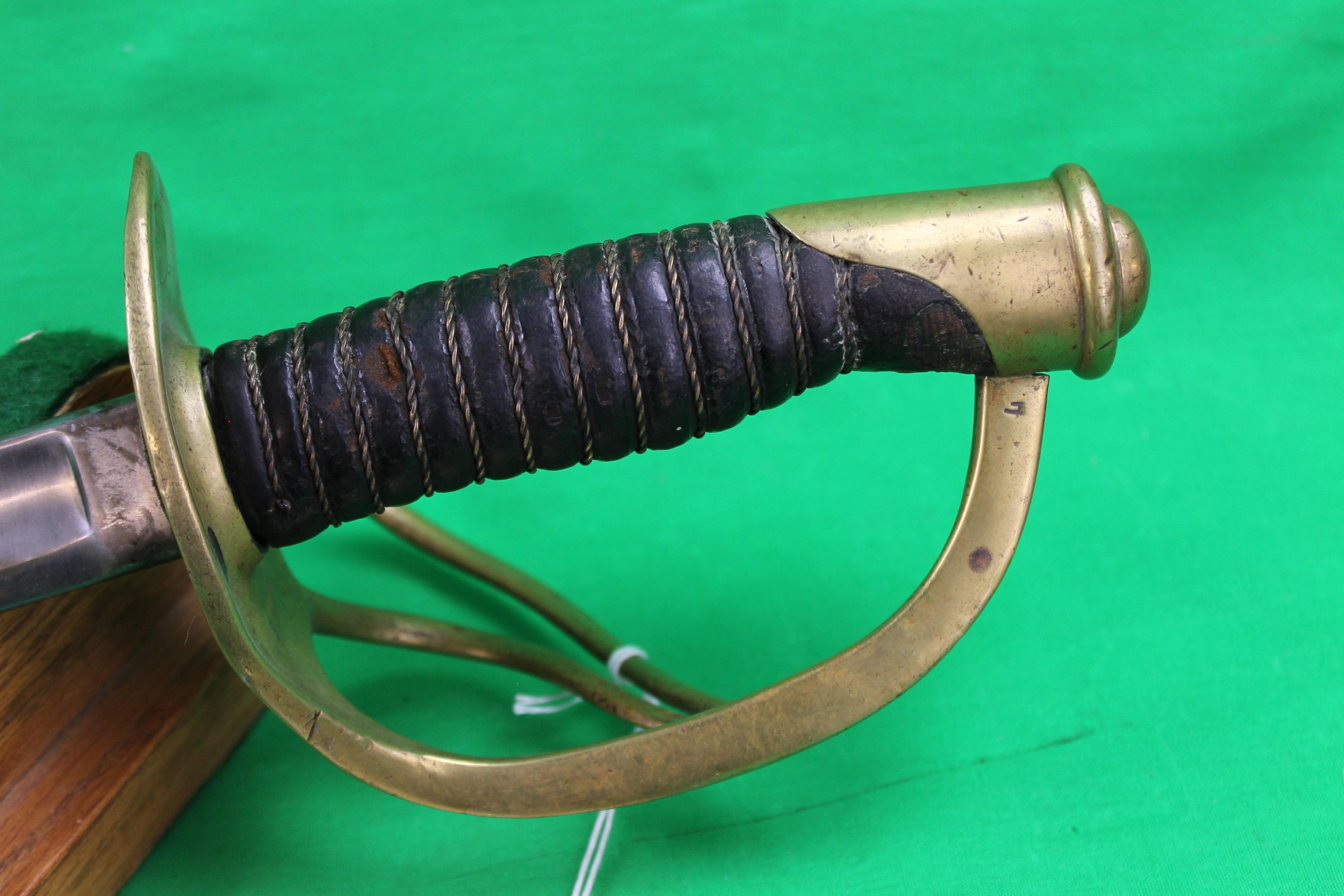 Us 1860 Calvalry Saber With Scabbard