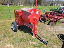 WHITEMAN MORTER MIXER: GAS POWERED PULL BEHIND-LIKE NEW, HAS LESS THAN 100