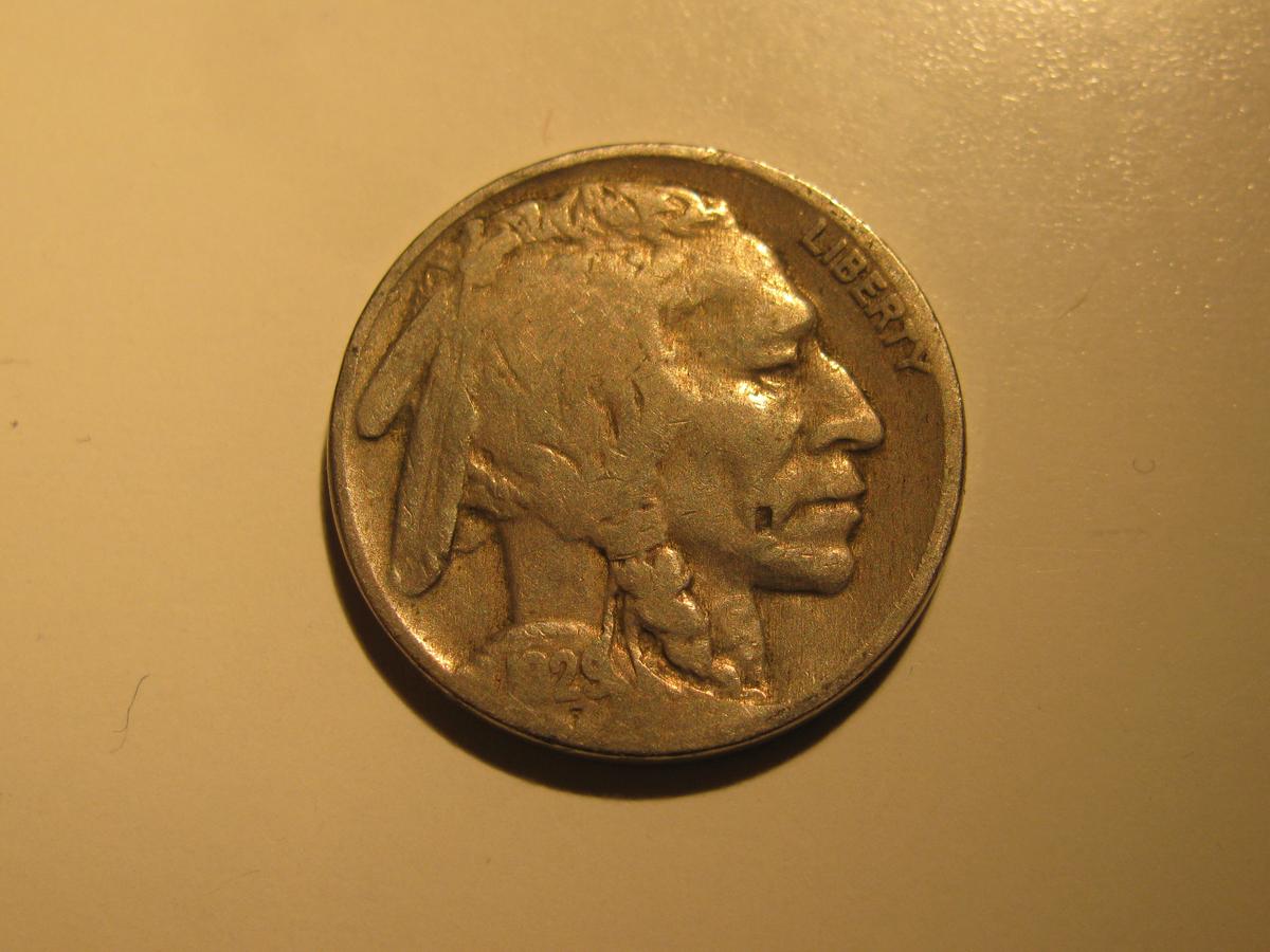 US Coins: 1x1929 Buffalo Nickel