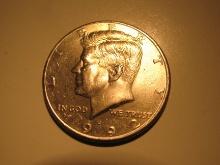US Coins: 1x1992-D Kennedy Half Dollar