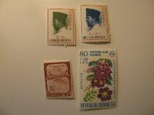 4 Indonesia Unused  Stamp(s)