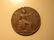 1916 (WWI) Great Britain Farthing