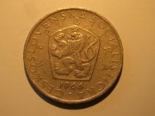Foreign Coins: 1966 Communist Czechoslovakia 5 Koruna