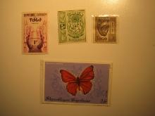 4 Togo Unused  Stamp(s)