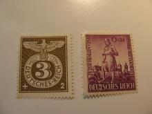 2 Nazi Germany Unused  Stamp(s)