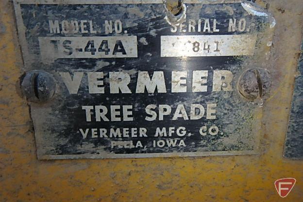 Vermeer TS-44A tree spade with GX 340 Honda 11HP gas engine