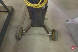 Baldor Buffer pedestal buffer with grinding wheels, single phase, 120V