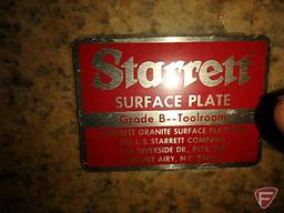 Starrett grade B granite surface plate, 18"X12"