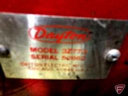 Dayton model 3Z773 propane fueled hot water pressure washer, sn 52662