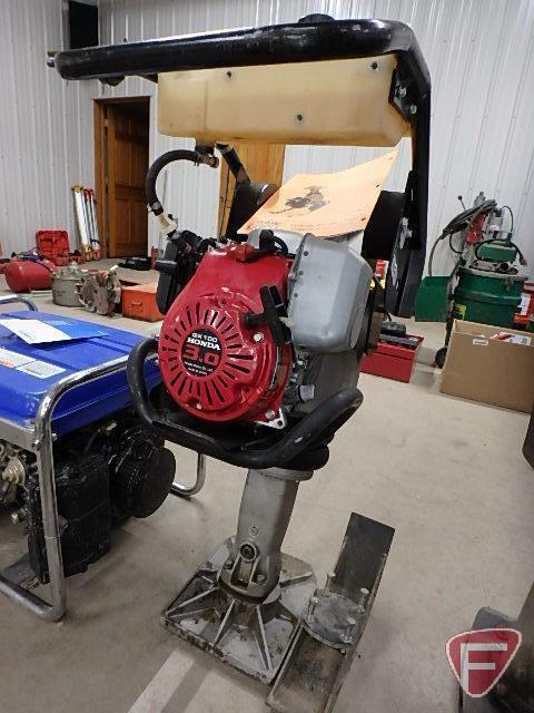 MBW 4 stroke gas powered tamper w/ trench foot, model R420HC