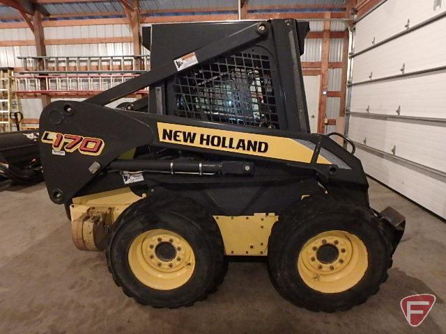 2006 New Holland L170 skid steer, 936 hrs showing, SN N6M428978