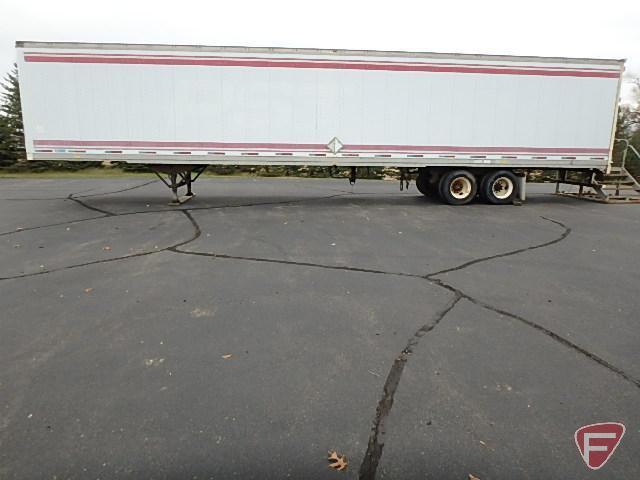1994 Stoughton Enclosed Semi Trailer for Storage, VIN # 1DW1A5325RS922612
