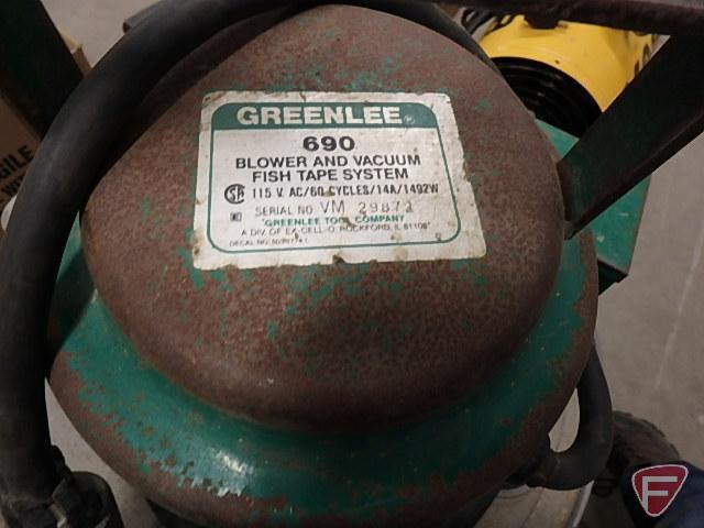 Greenlee 690 blower and vac fishtape system