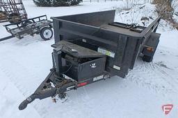 PJ Trailers 2006 5'X10' hydraulic 12V dump trailer, 2" ball