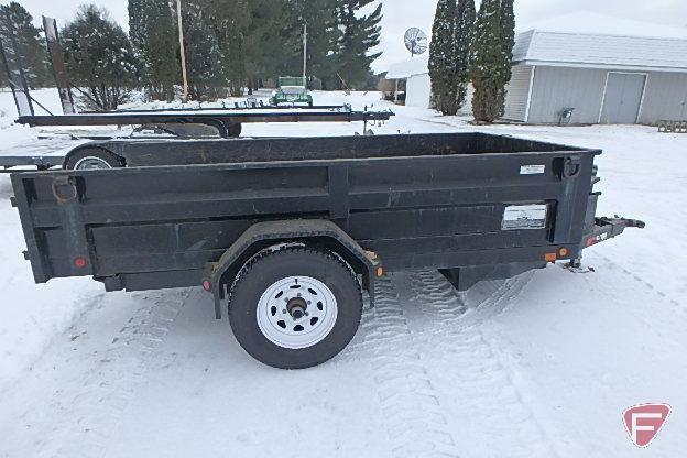 PJ Trailers 2006 5'X10' hydraulic 12V dump trailer, 2" ball