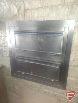 Robertsha 2 drawer double sided holding oven with stainless steel facing