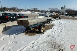 1965 AlumaCraft rowboat, NOT sold with trailer (lot #717)