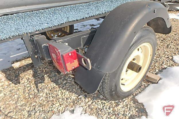 2007 Homemade Boat Trailer, extendable to fit 12-18 ft. boats, NOT sold with boat (lot #1999)