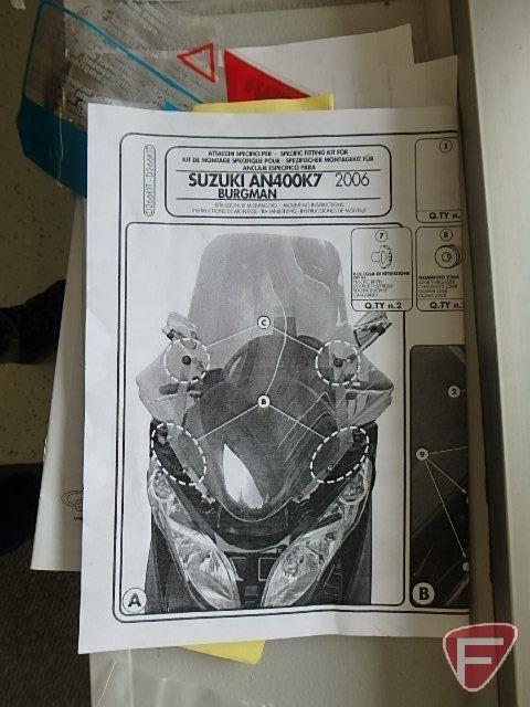 2007 Suzuki Burgman 400 Motorcycle, VIN # js1ck44a072101789