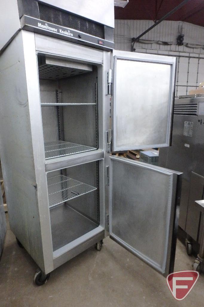 Manitowac Koolaire KF-101 upright refrigerator/freezer on casters, sn S-755443