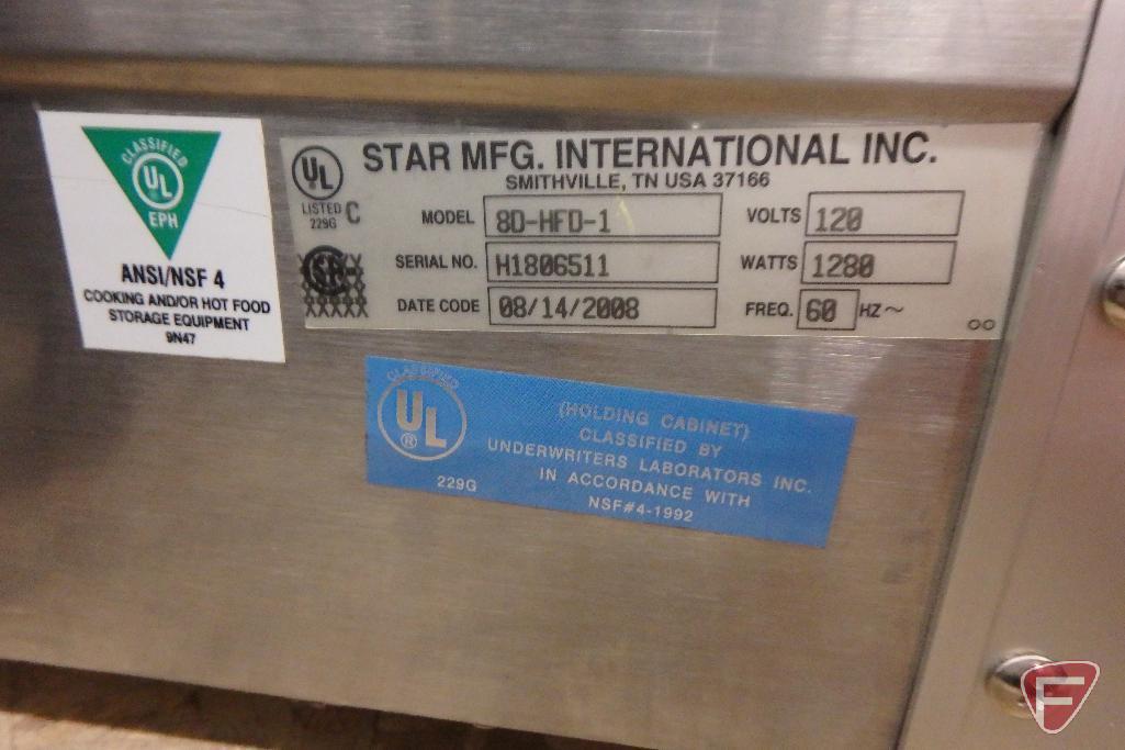 Star Mfg. International Inc. 80-HFD-1 holding cabinet, sn H1806511