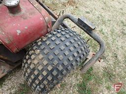 Toro sand rake, 7909.1 hours showing, for parts