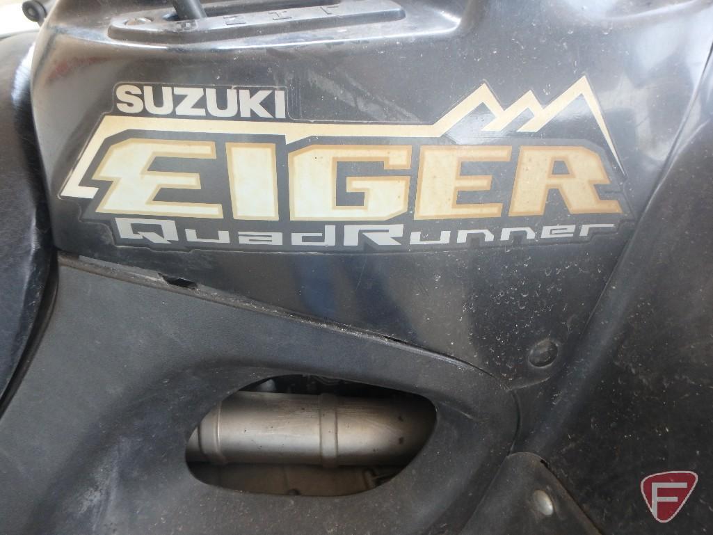 2006 Suzuki Eiger Celebration Edition LT-A400FK4 Four-Wheel ATV, VIN # 5saak46k067110029