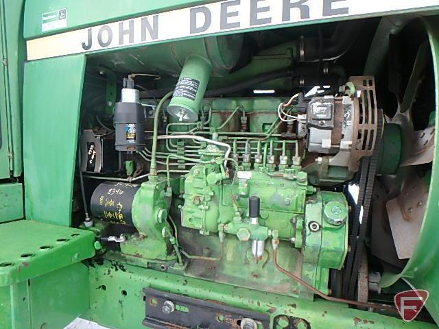 1981 John Deere 4640 tractor, 8582 hours showing, CHA, quad range, 1000 pto, quick hitch, dual