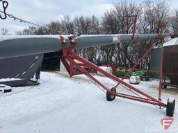 Peck 10"x66' pto auger elevator with double auger swing hopper