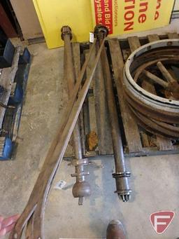 Model T drive shaft with support rods