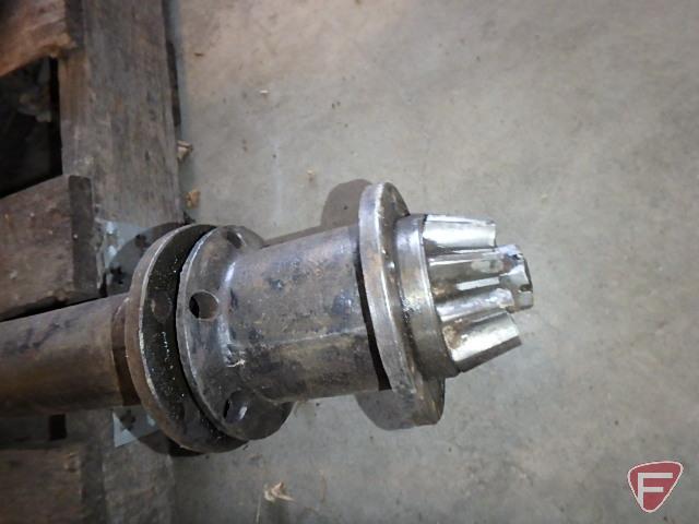 Model T drive shaft with support rods