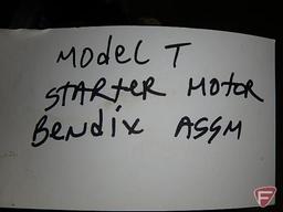 Model T starter motor bendix assembly