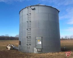 Butler Grain Bin model 2422 with full floor aeration, Store-N-Dry System to be moved by July 1, 2019
