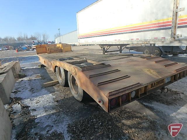 La Crosse Heavy Duty 5th wheel flatbead trailer, Serial #6772