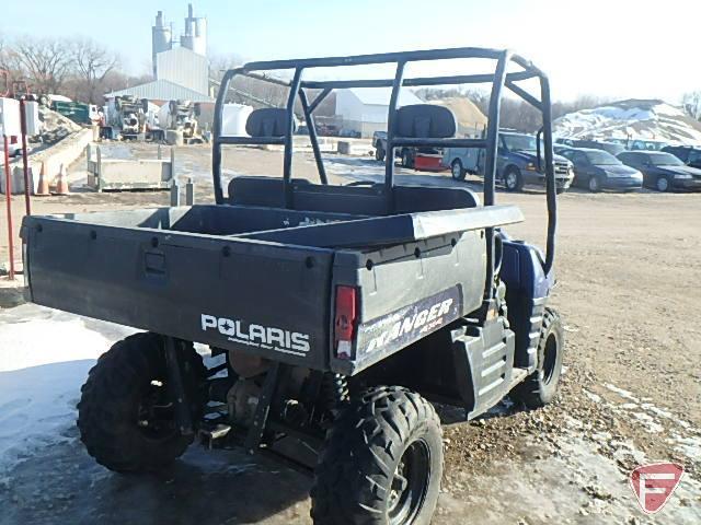2007 Polaris Ranger UTV side by side, Serial#4xarh50a372368359