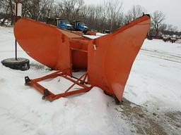 10ft v-plow, each side 72"L at base, max height 58"