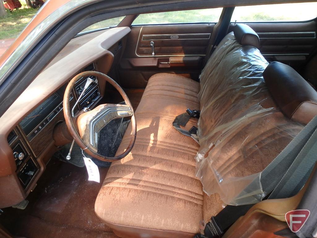 1976 Ford LTD Passenger Car, VIN # 6P63S117819