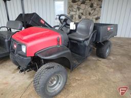 Toro Workman MDX gas 2WD utility vehicle with manual poly dump box, lights, 120 hrs